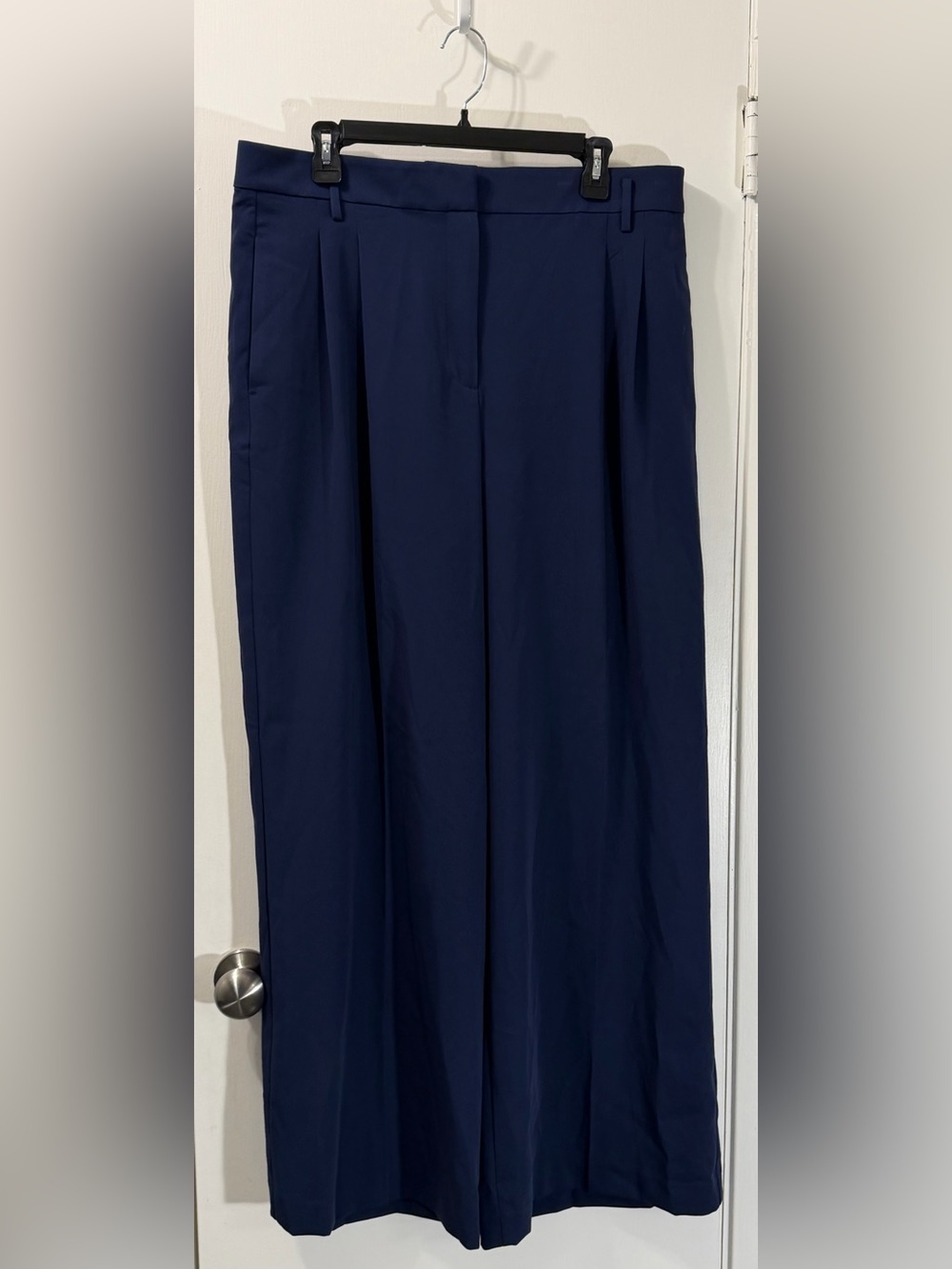 Ann Taylor Navy Blue Wide-Leg Trousers NWT